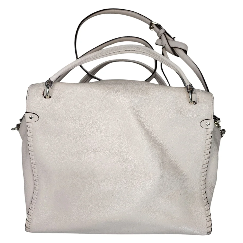 KATE SPADE Ashby place abbot satchel bag, cream/pale pink, crossbody/handbag